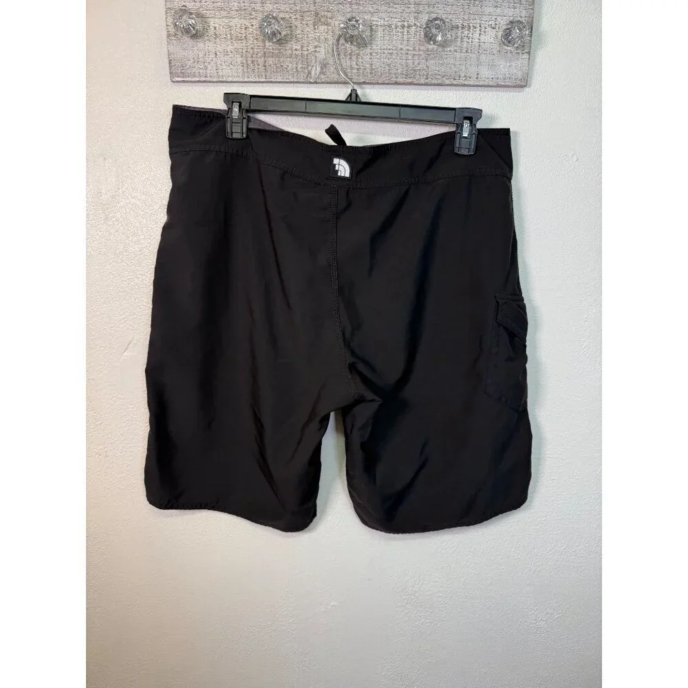 The North Face Hybrid Cargo Mens 38 Black Swim Trunks Board Shorts Outdoors